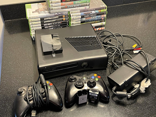 Microsoft xbox 360 black 250gb - black,