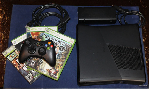 Microsoft xbox 360 black - s,