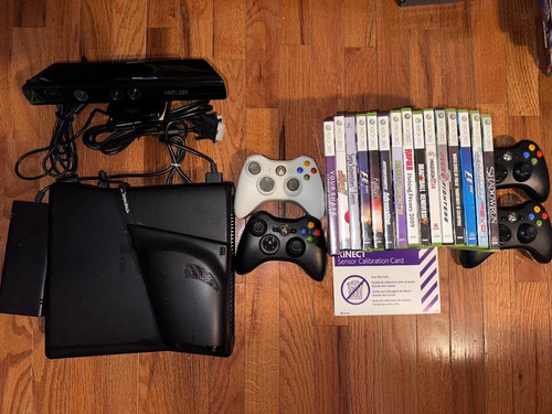 Xbox 360 with - s, kinect,