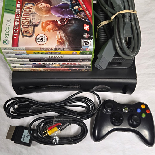 Microsoft xbox 360 black - xbox,